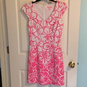 Lilly Pulitzer Pink and White Dress